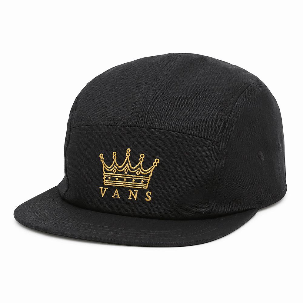 Men's Vans X Dan Lacey Camper Caps Black | USA06321