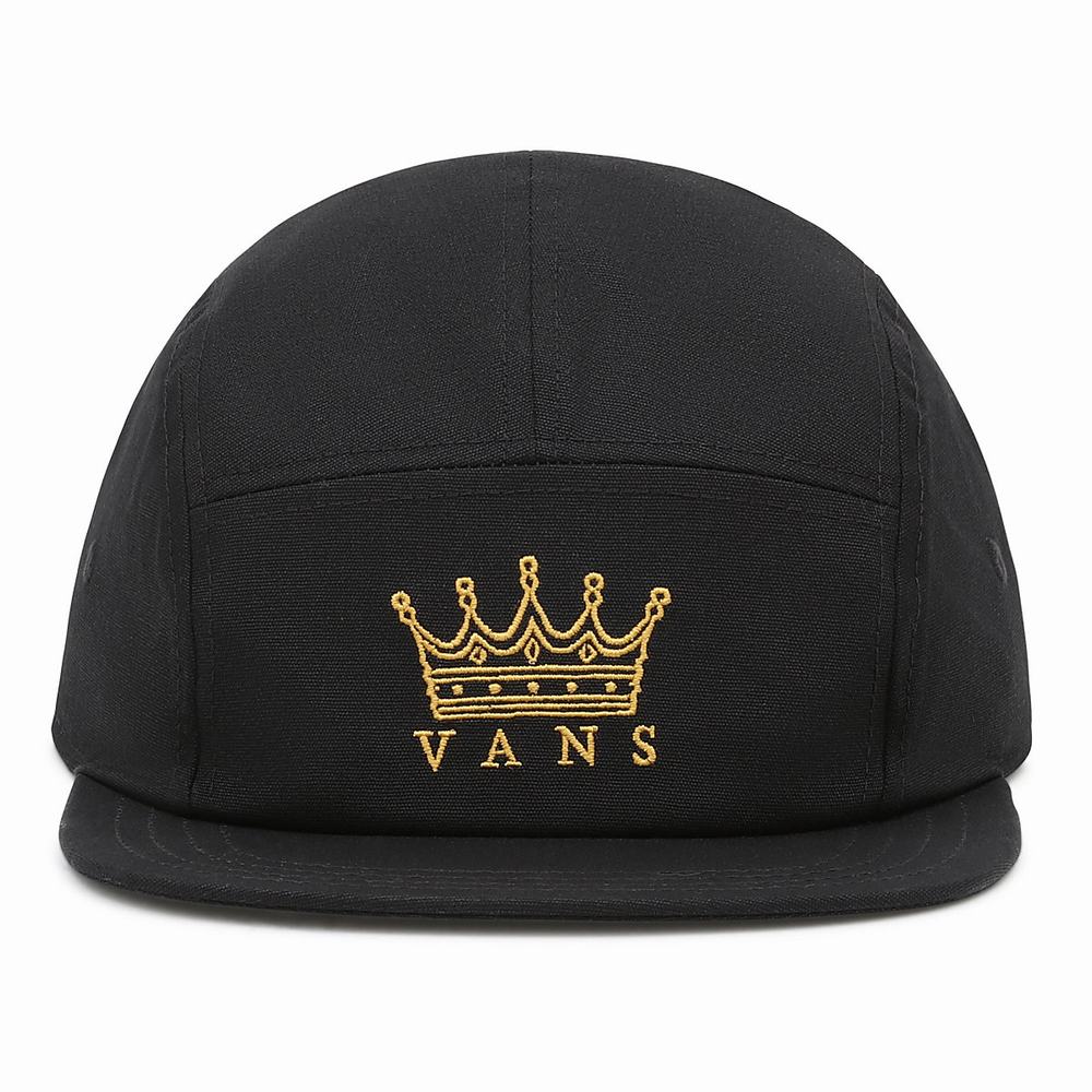 Men\'s Vans X Dan Lacey Camper Caps Black | USA06321