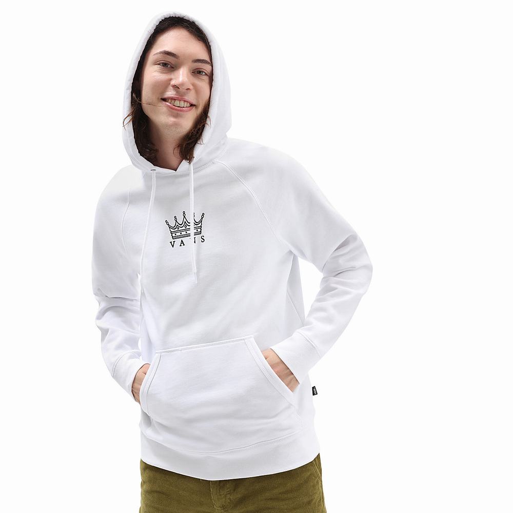 Men's Vans X Dan Lacey Versa Standard Hoodie White | USA56193