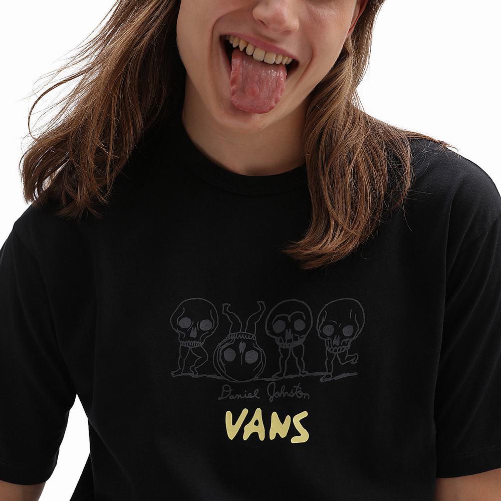 Men's Vans X Daniel Johnston Respect OTW T Shirts Black | USA20485