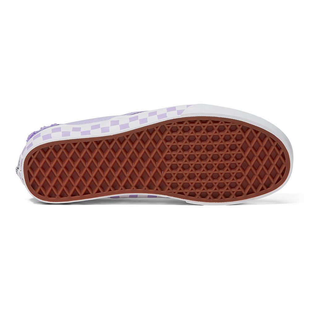 Men's Vans X EM on Holiday Classic Slip On Shoes Purple | USA42308