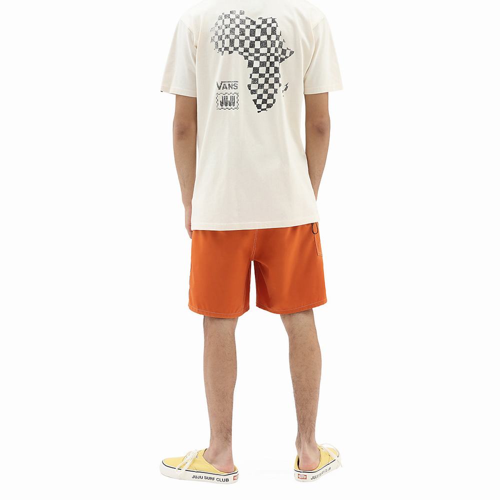 Men's Vans X Juju SC Boardshorts Orange | USA82643