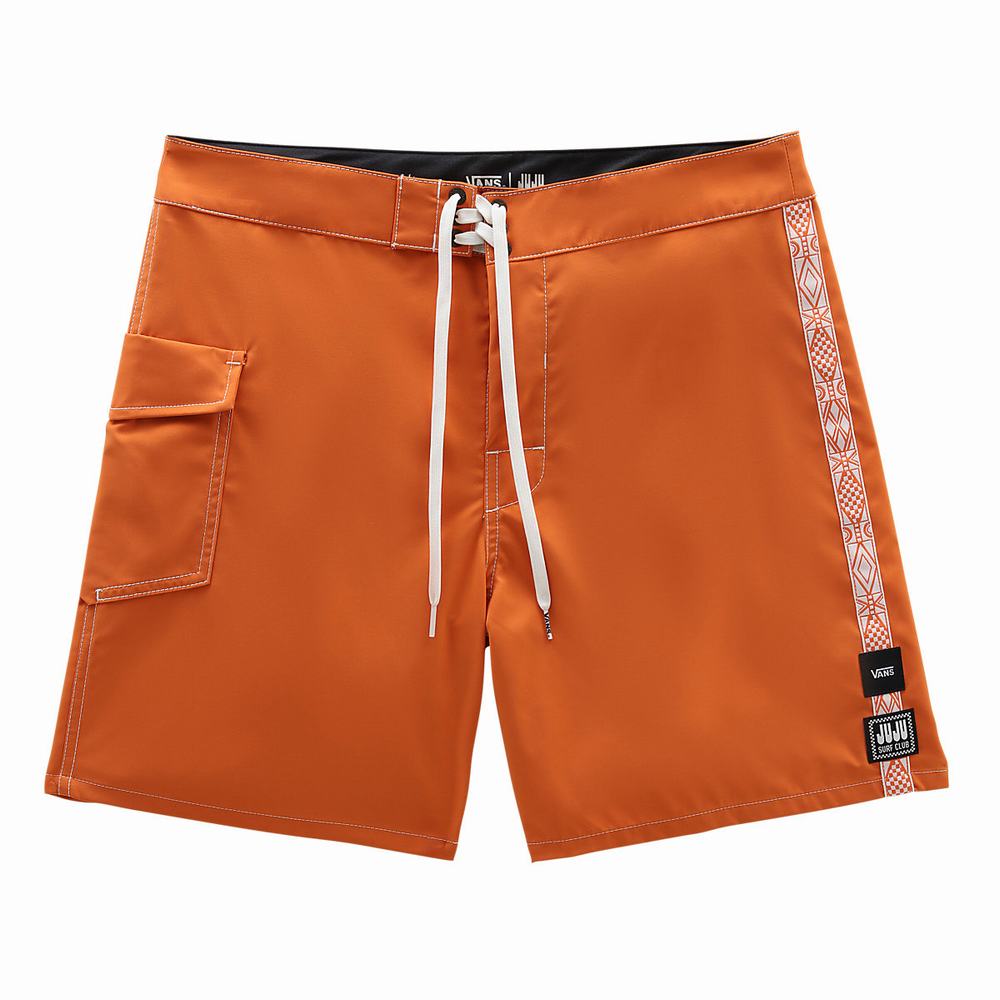 Men's Vans X Juju SC Boardshorts Orange | USA82643