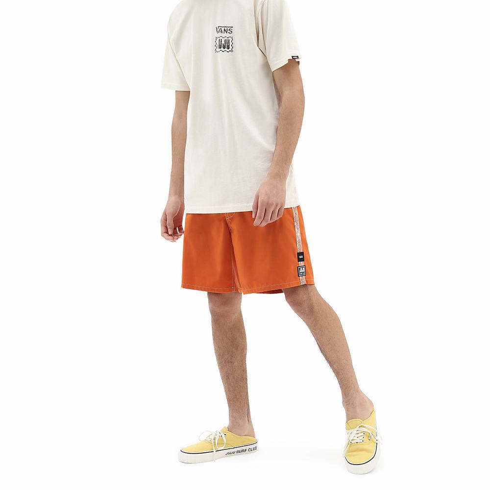 Men\'s Vans X Juju SC Boardshorts Orange | USA82643