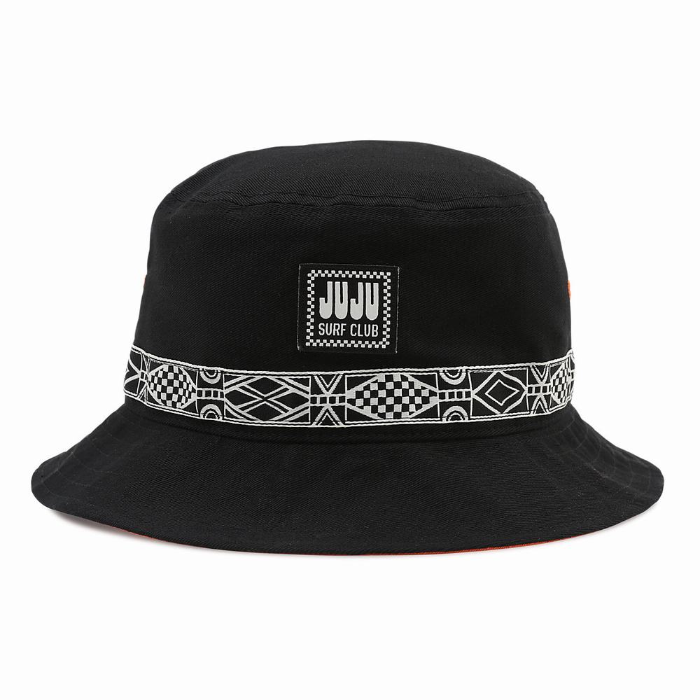 Men\'s Vans X Juju SC Bucket Hats Black | USA35209