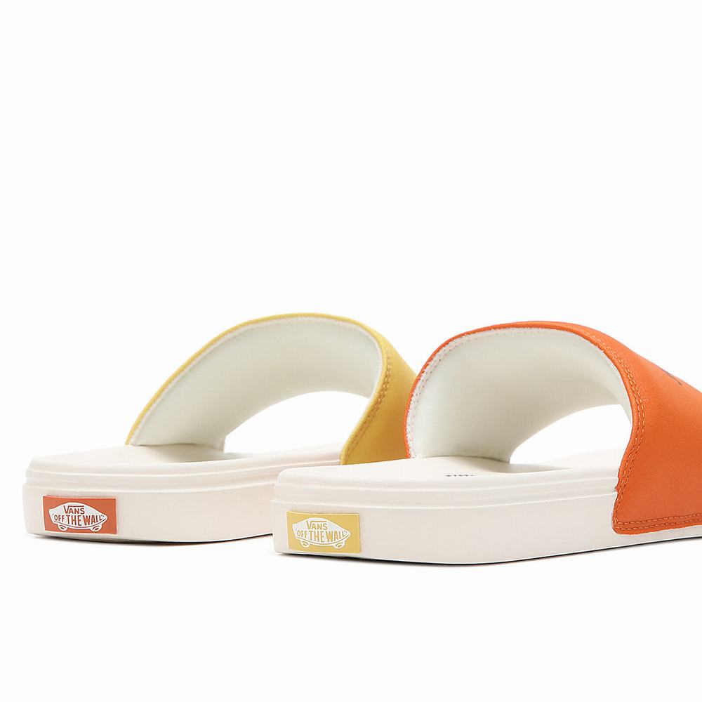 Men's Vans X Juju SC La Costa Slides White | USA25087