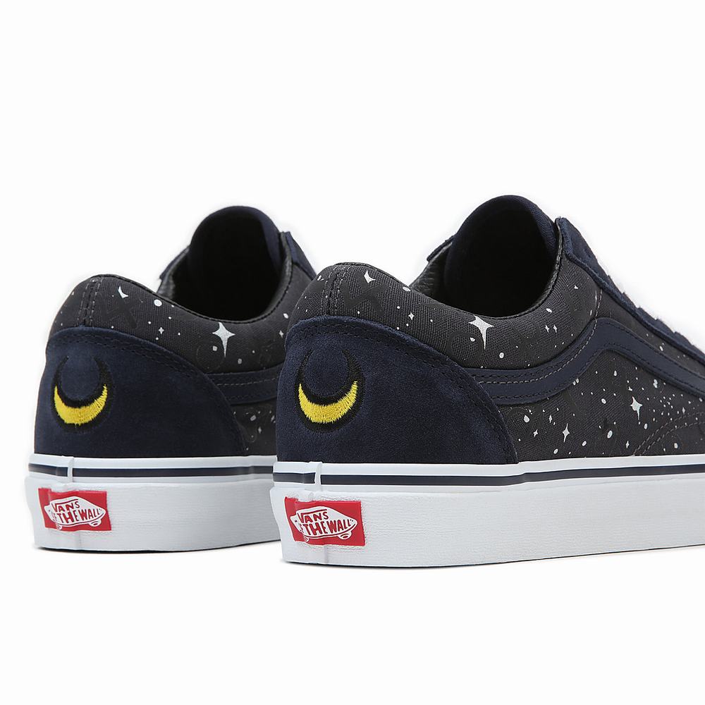 Men's Vans X Pretty Guardian Sailor Moon Old Skool Sneakers Black | USA31429