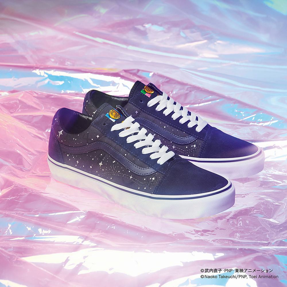 Men\'s Vans X Pretty Guardian Sailor Moon Old Skool Sneakers Black | USA31429