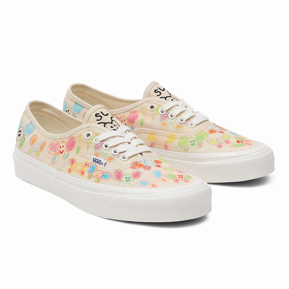 Men\'s Vans X Sandy Liang Authentic 44 DX Sneakers Multicolor / Beige | USA78419