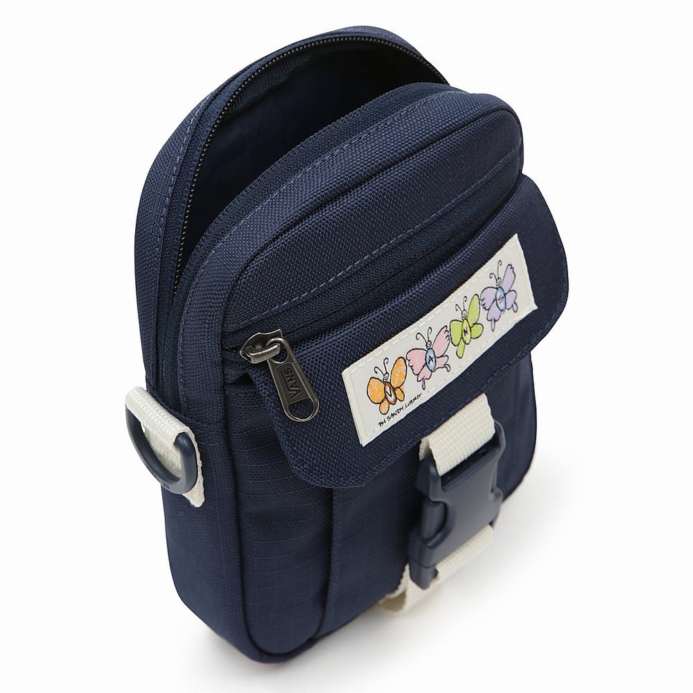 Men's Vans X Sandy Liang Shoulder Bags Blue | USA46783