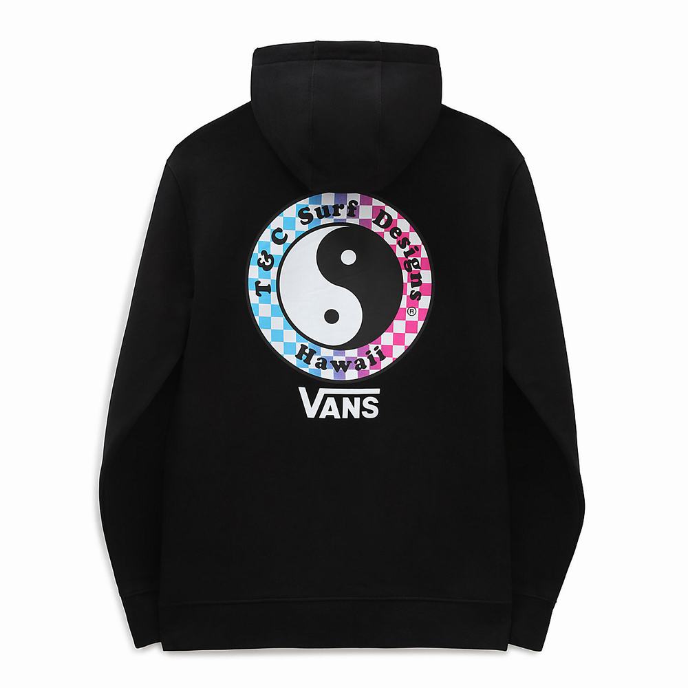 Men's Vans X T&C Hoodie Black | USA89624