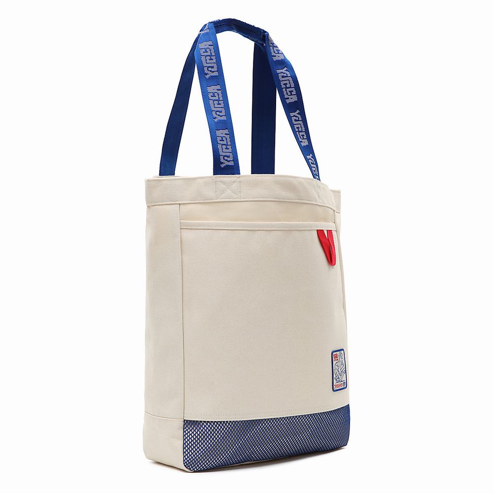 Men's Vans X Yucca Construct Tote Bags White | USA08675