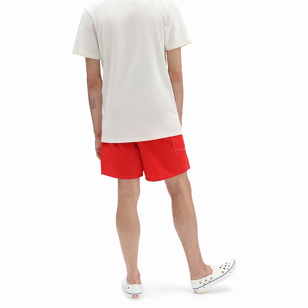 Men's Vans X Yucca Fins Boardshorts Red | USA79204