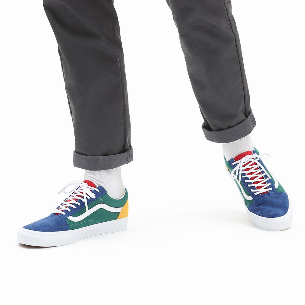 Men's Vans Yacht Club Old Skool Sneakers Multicolor | USA91026