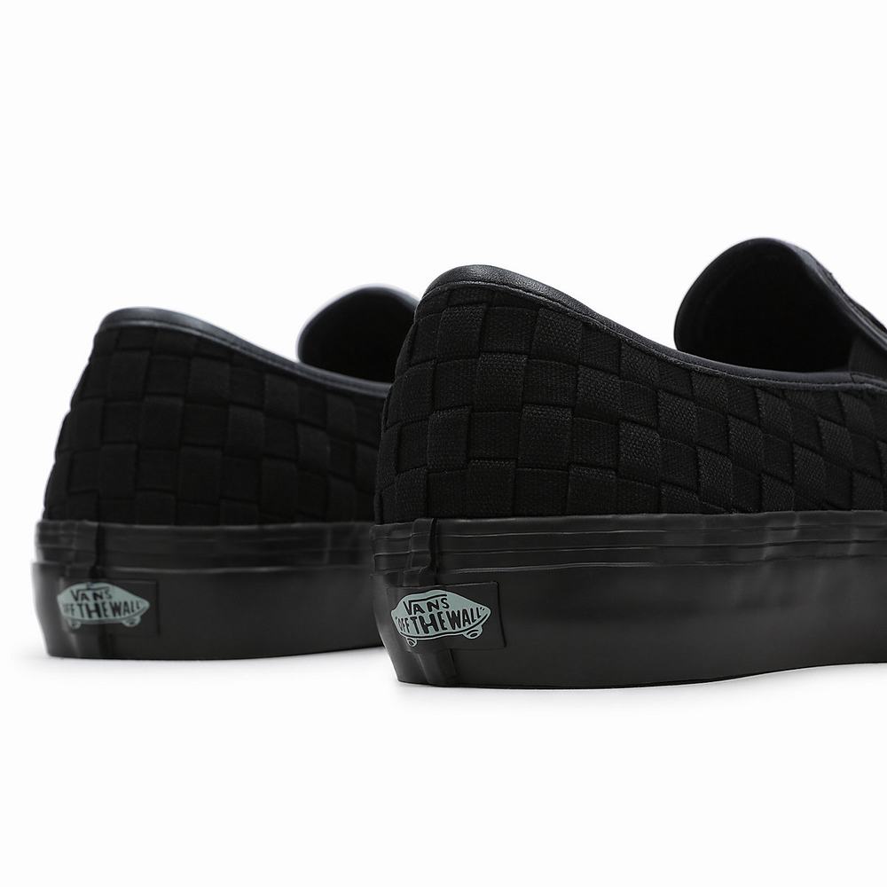 Men's Vans x Curren x Knost Slip-On SF Slip On Shoes Black | USA34925