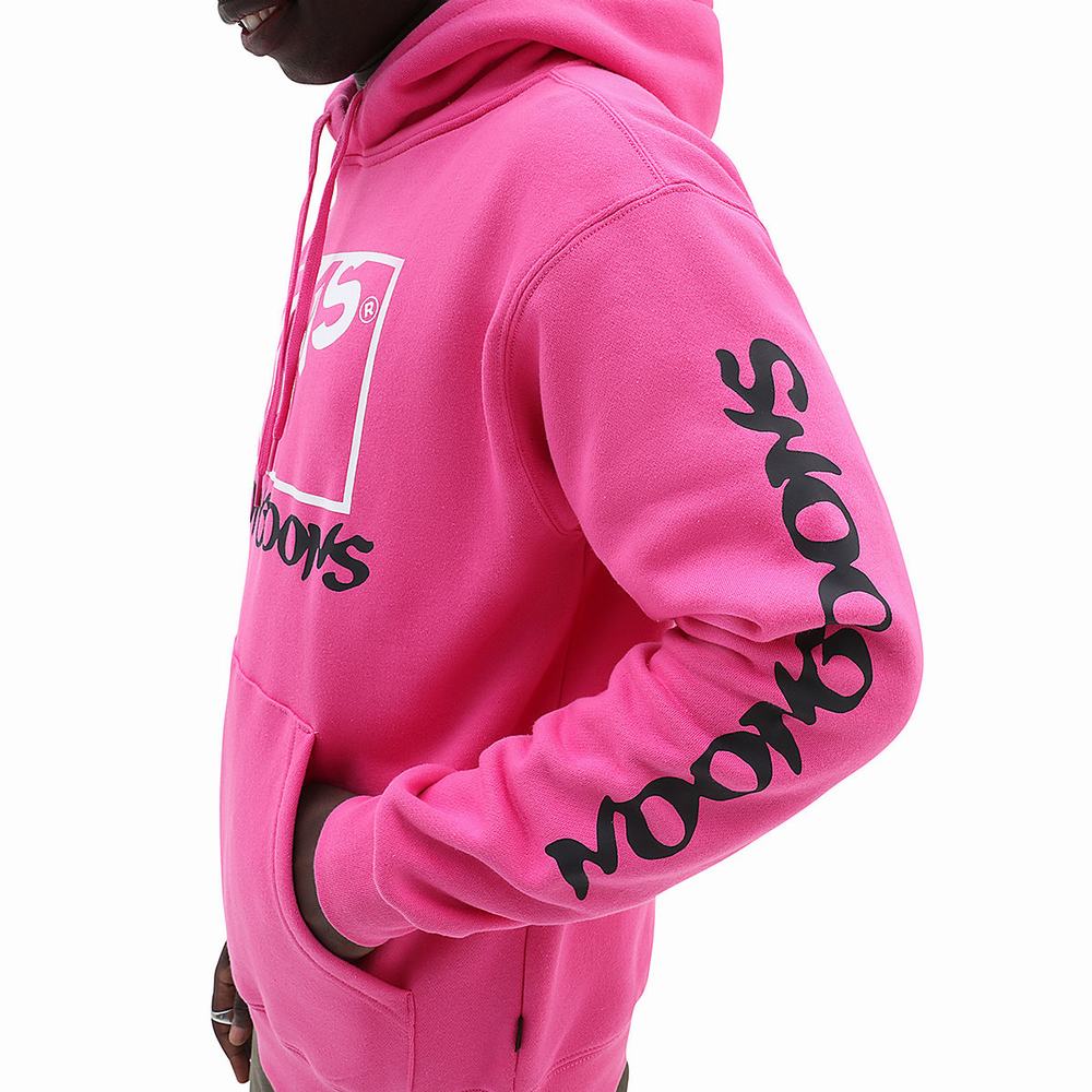 Men's Vans x Noon Goons Volume Logo Hoodie Pink | USA75609