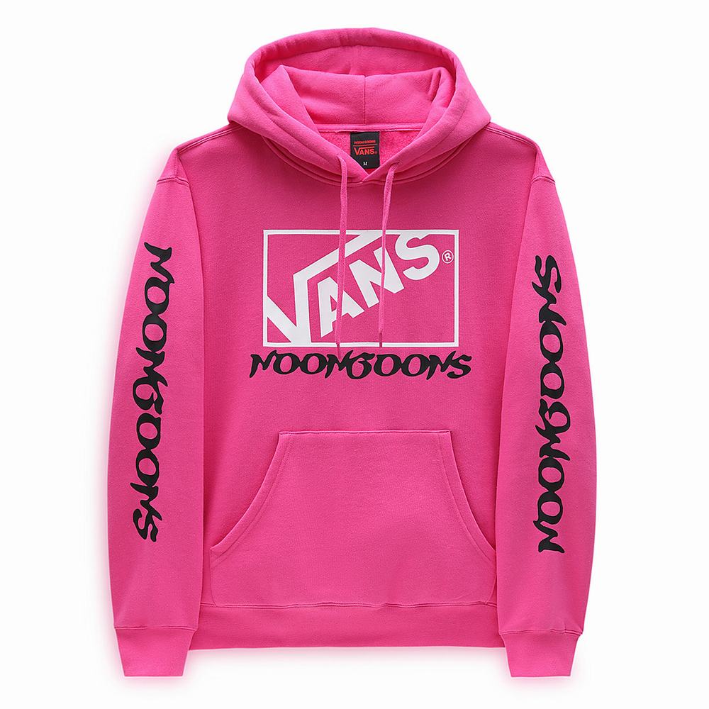 Men's Vans x Noon Goons Volume Logo Hoodie Pink | USA75609