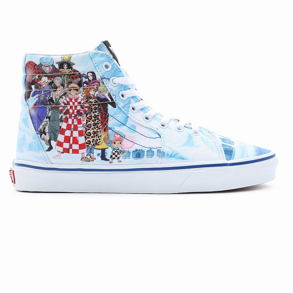 Men's Vans x One Piece Sk8-Hi Sneakers Multicolor | USA79468