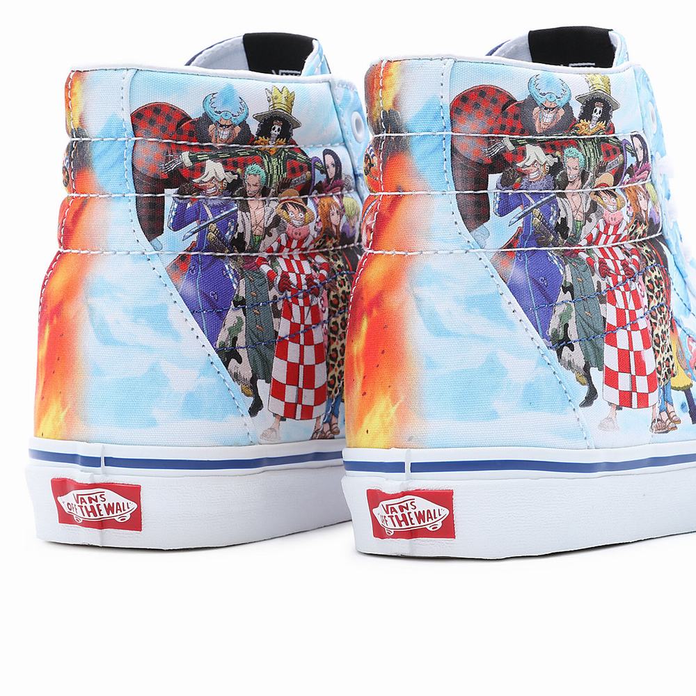 Men's Vans x One Piece Sk8-Hi Sneakers Multicolor | USA79468