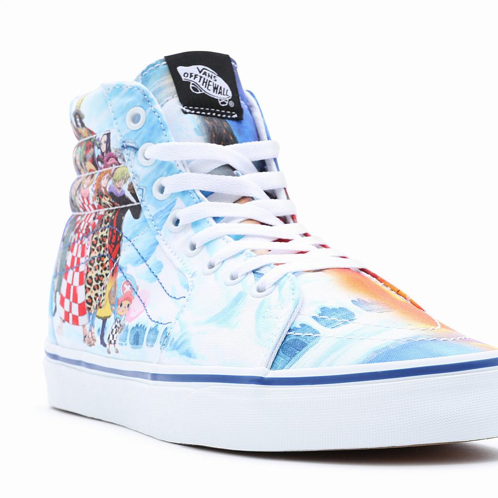 Men's Vans x One Piece Sk8-Hi Sneakers Multicolor | USA79468