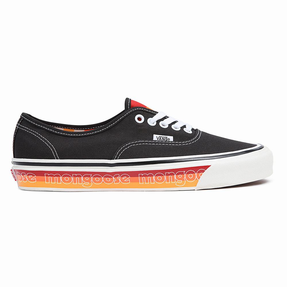 Men's Vans x Our Legends (Mongoose) Authentic 44 DX Sneakers Black / Orange | USA67983