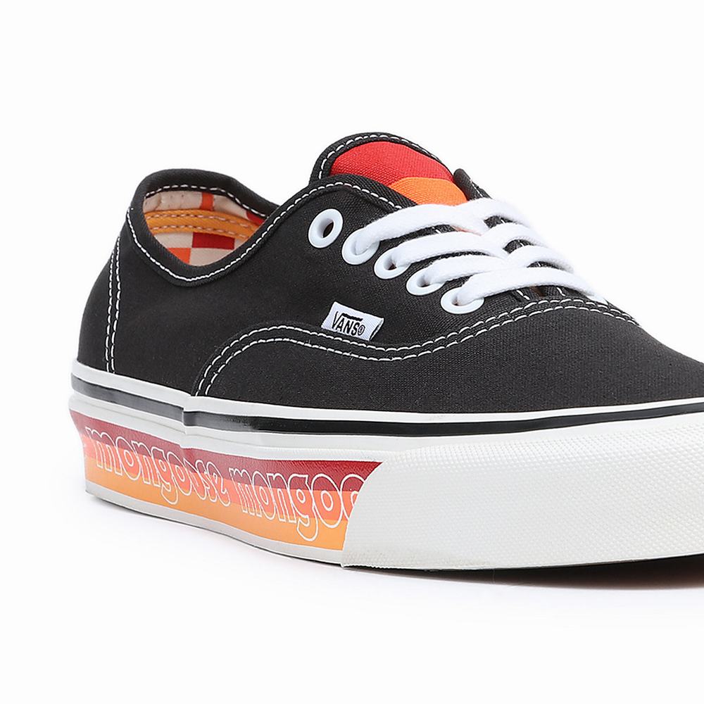 Men's Vans x Our Legends (Mongoose) Authentic 44 DX Sneakers Black / Orange | USA67983