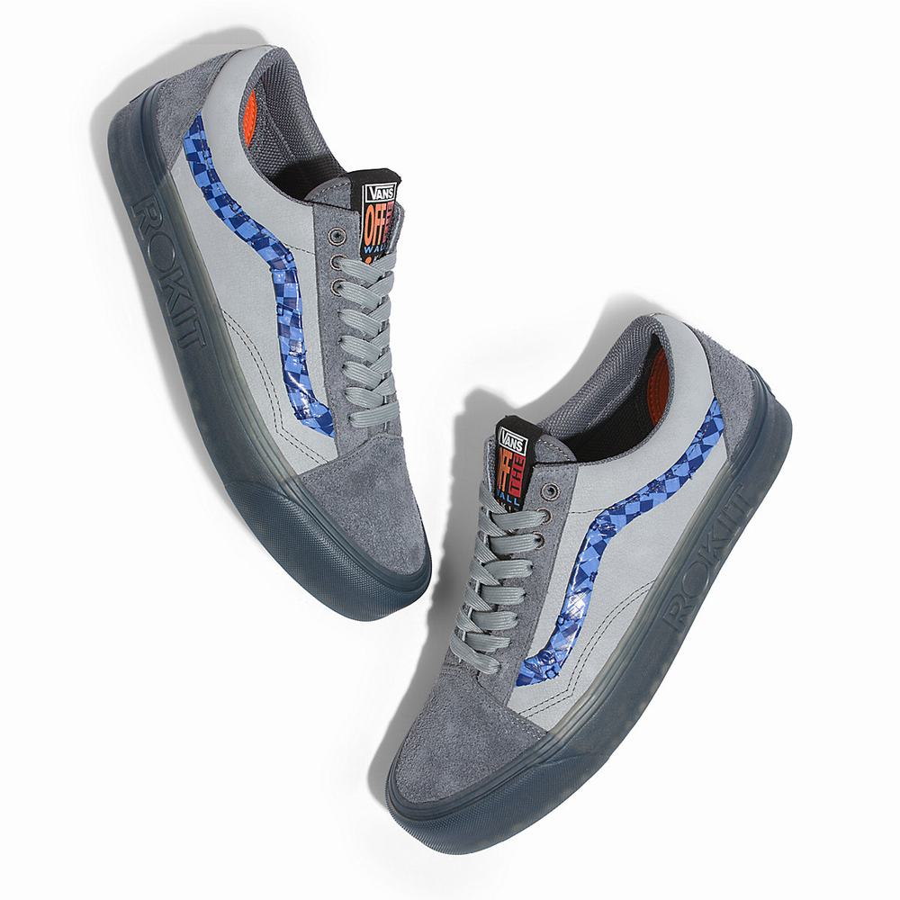 Men's Vans x Rokit Old Skool 36 DX Sneakers Grey | USA62813