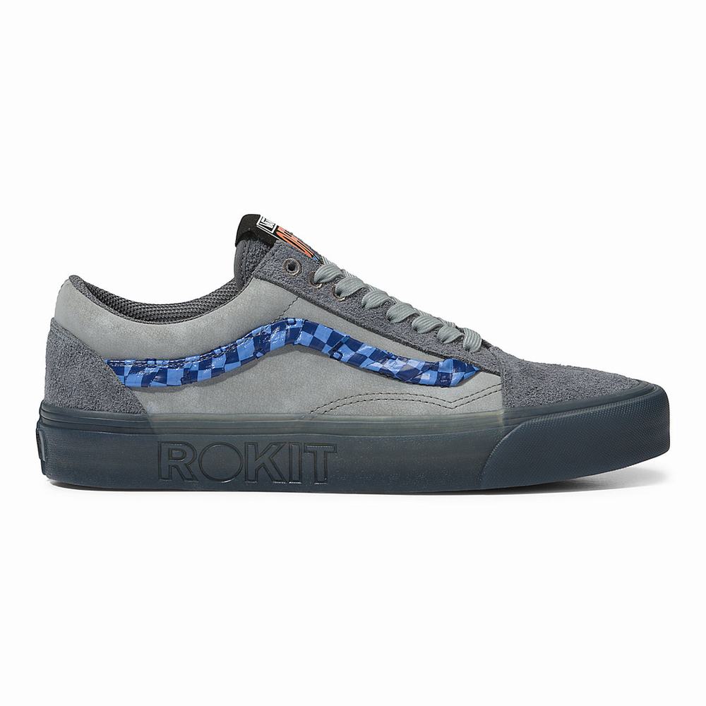 Men\'s Vans x Rokit Old Skool 36 DX Sneakers Grey | USA62813