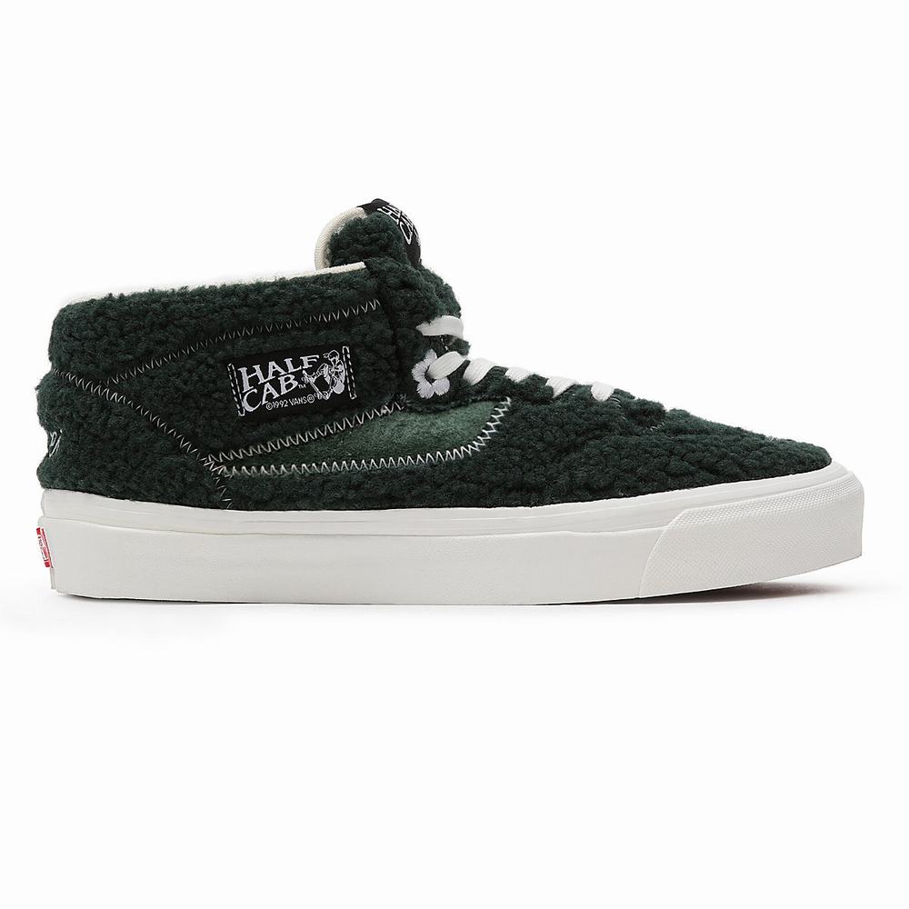 Men's Vans x Sandy Liang Half Cab 33 DX Sneakers Green | USA29718