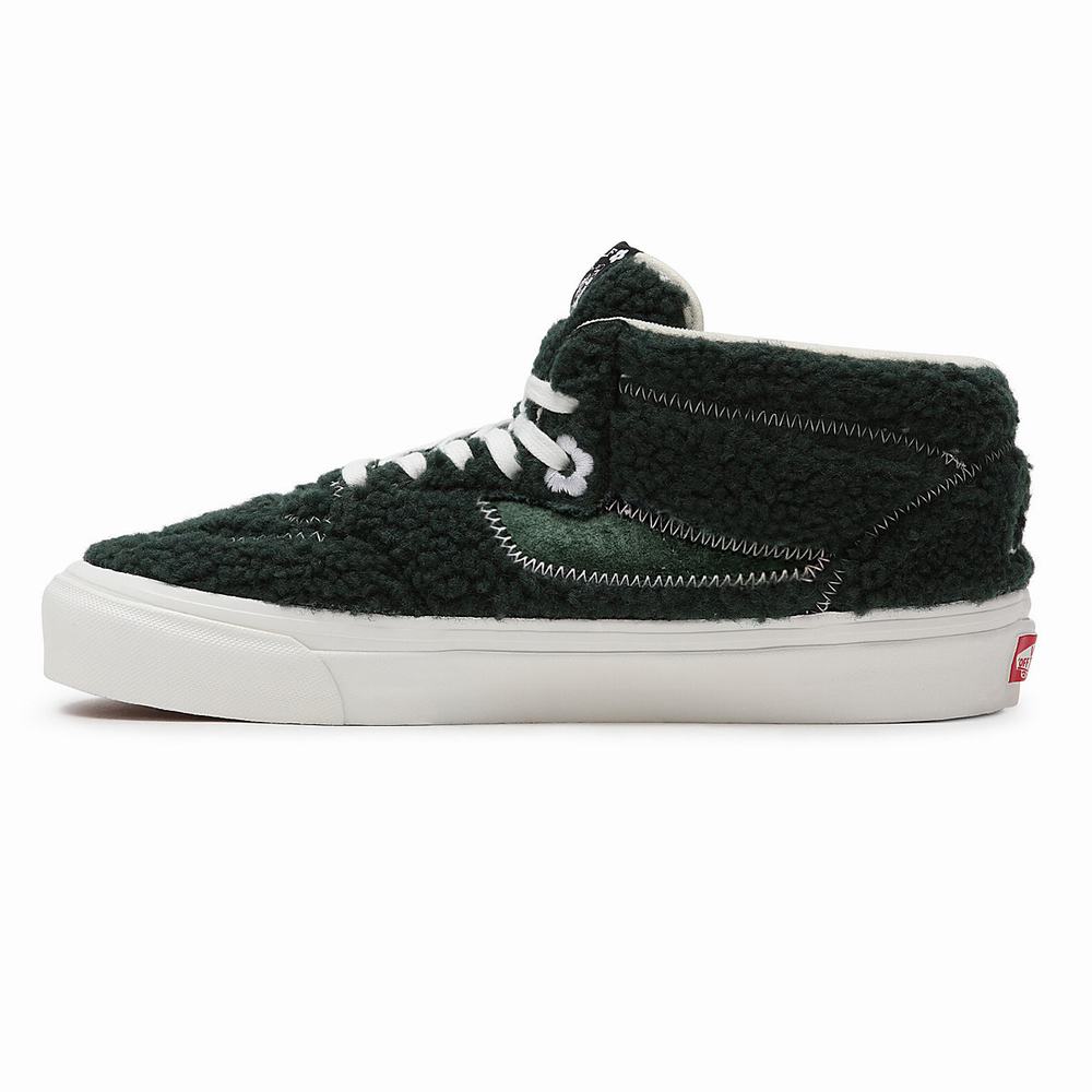 Men's Vans x Sandy Liang Half Cab 33 DX Sneakers Green | USA29718