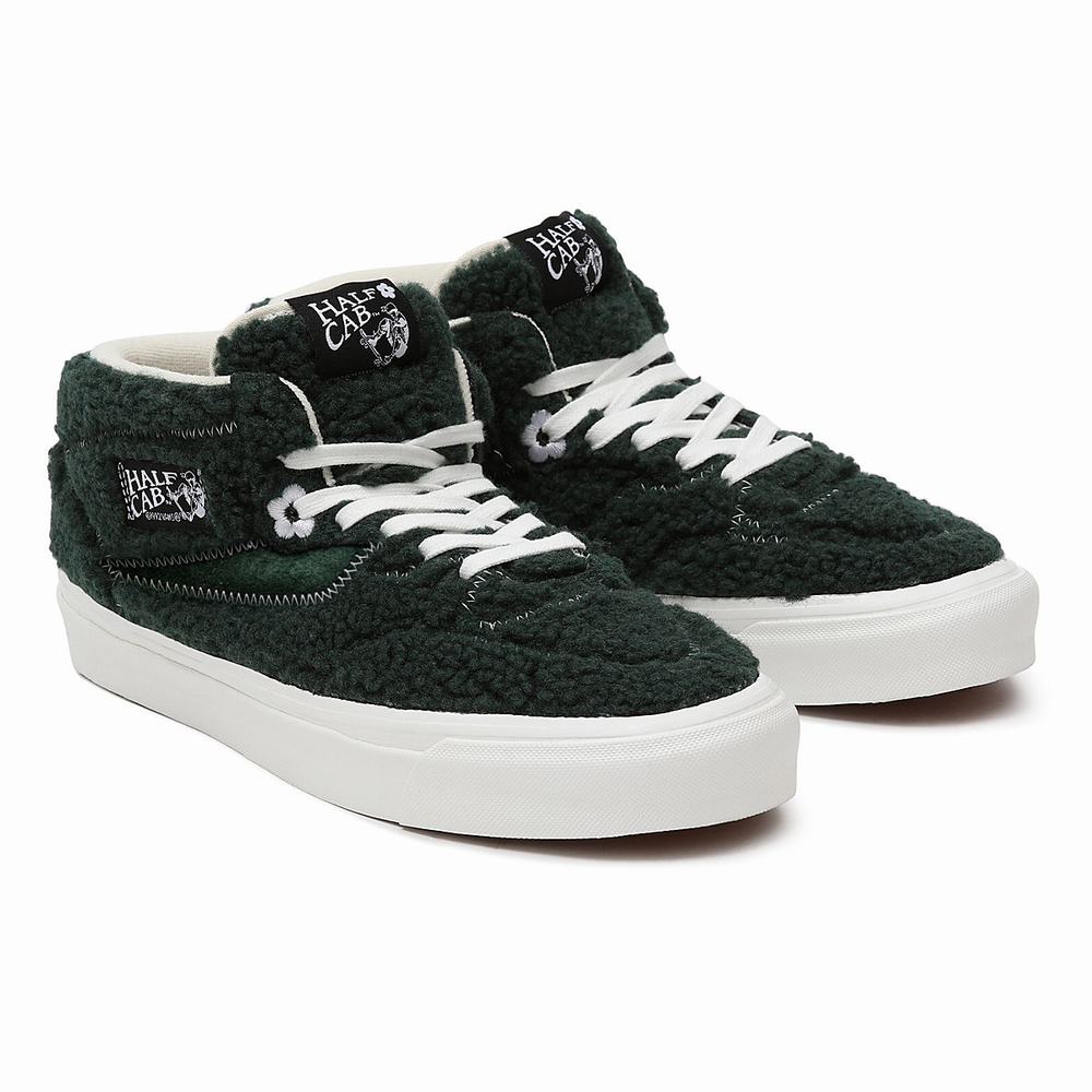 Men\'s Vans x Sandy Liang Half Cab 33 DX Sneakers Green | USA29718