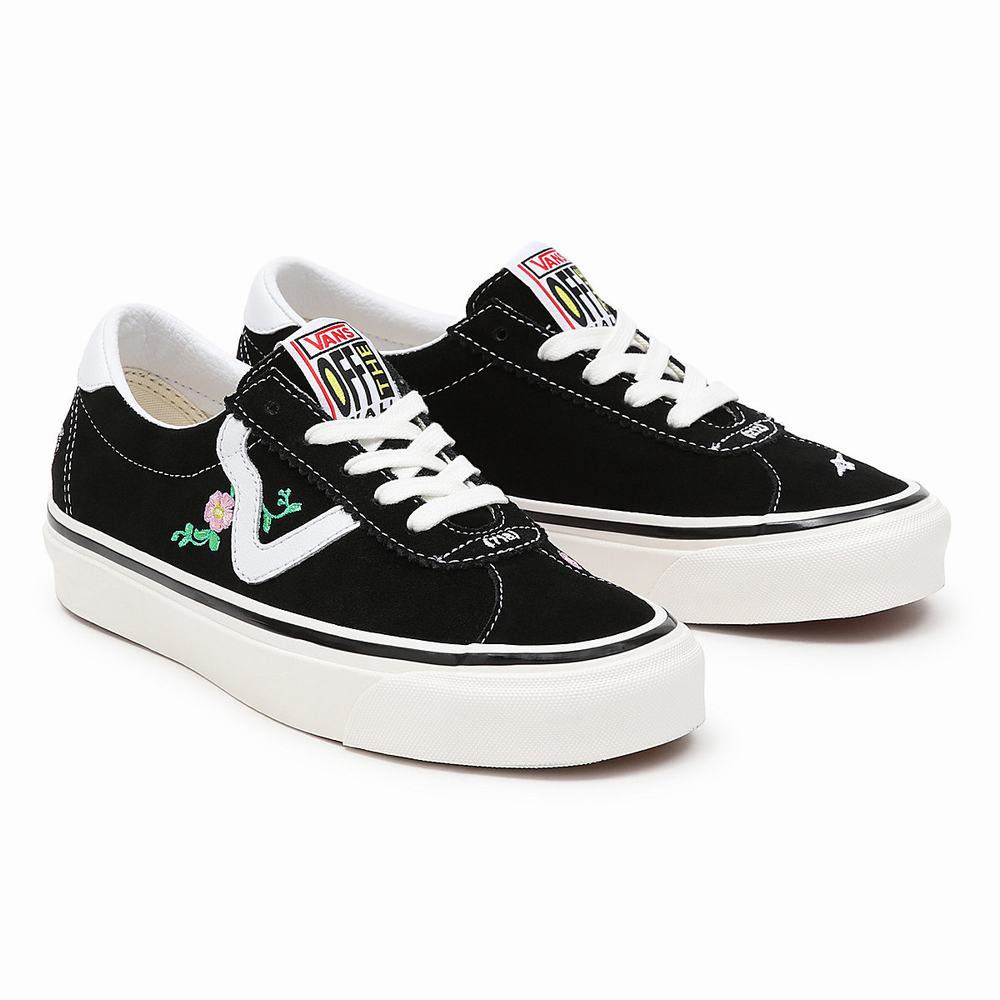 Men\'s Vans x Sandy Liang Style 73 DX Sneakers Black | USA92730