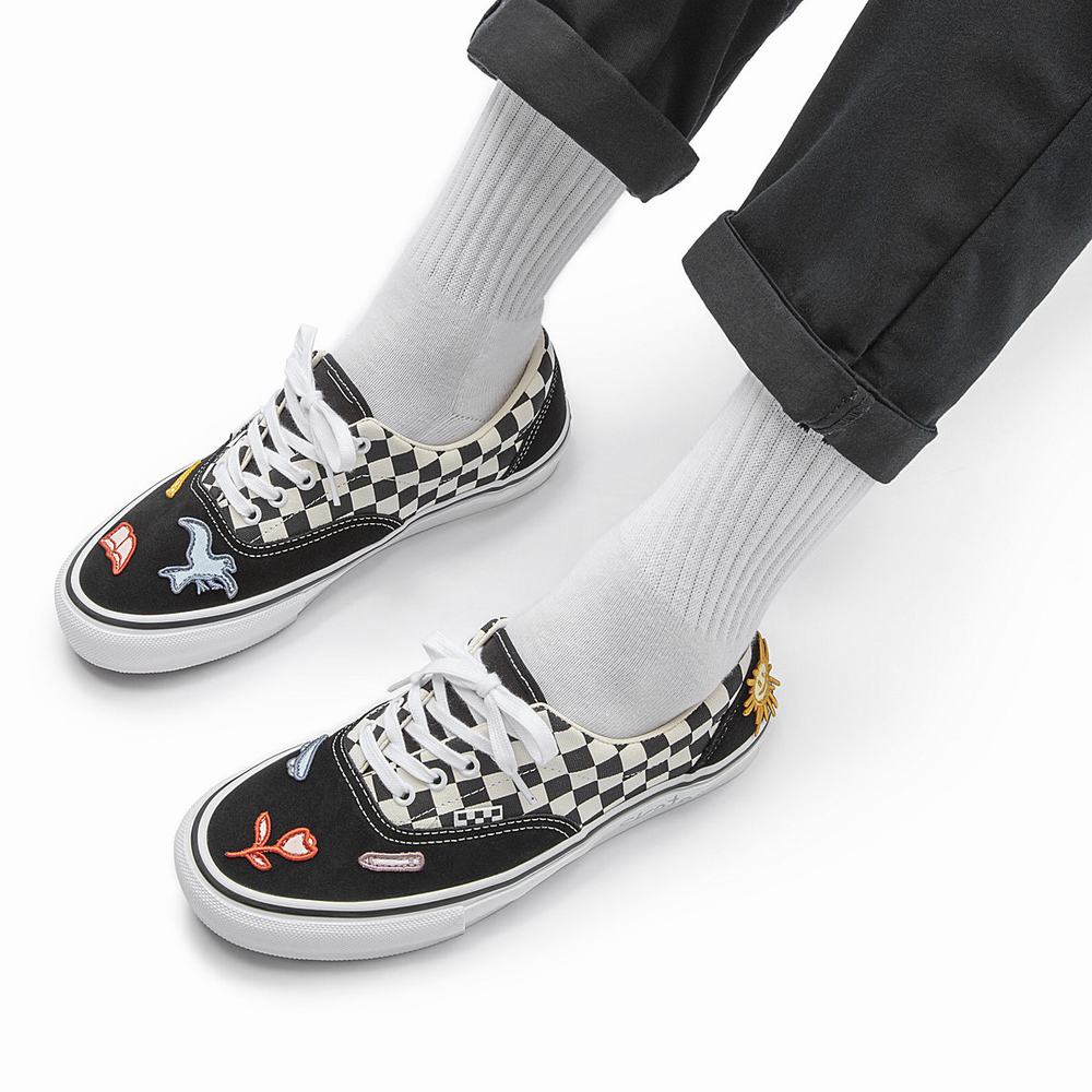 Men's Vans x Skateistan Skate Era Sneakers Black / White | USA90361