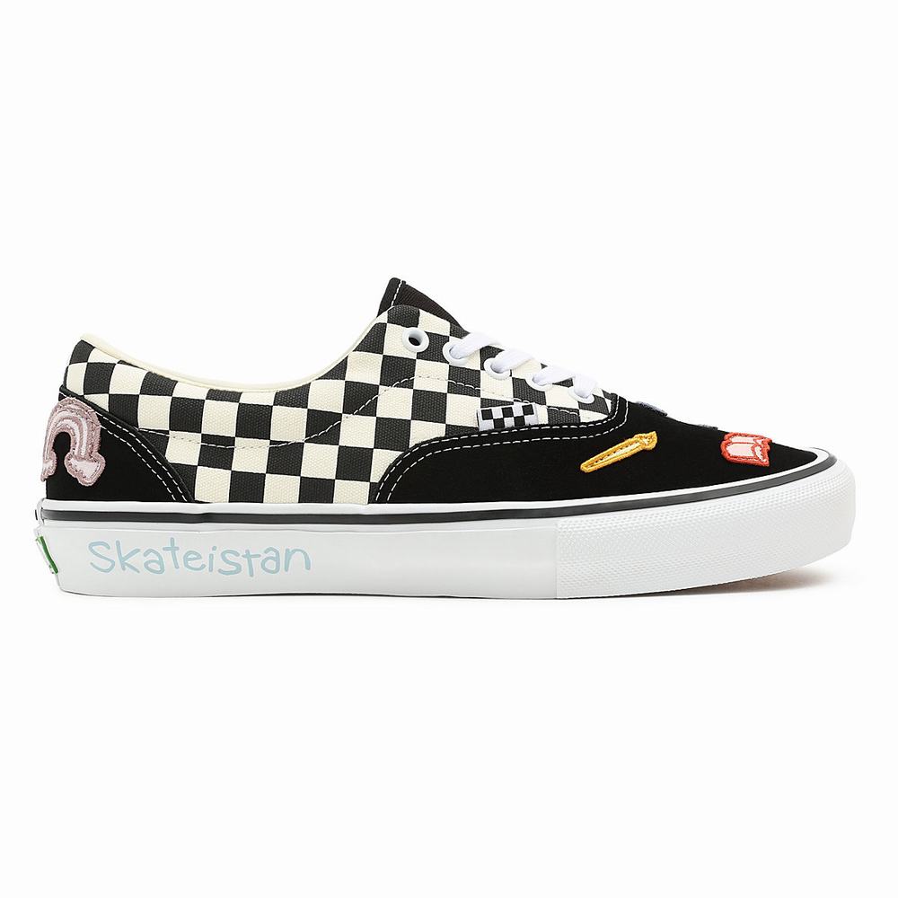 Men's Vans x Skateistan Skate Era Sneakers Black / White | USA90361