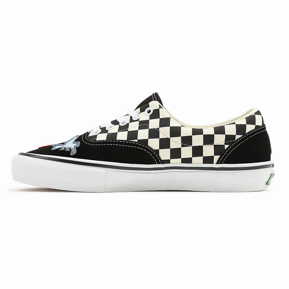 Men's Vans x Skateistan Skate Era Sneakers Black / White | USA90361