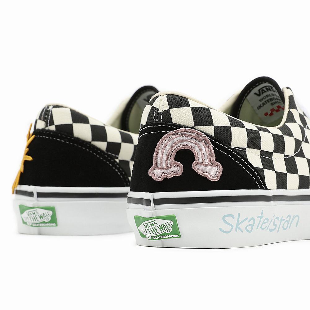 Men's Vans x Skateistan Skate Era Sneakers Black / White | USA90361