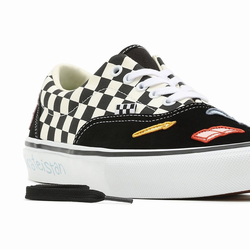 Men's Vans x Skateistan Skate Era Sneakers Black / White | USA90361