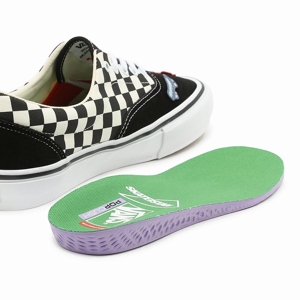 Men's Vans x Skateistan Skate Era Sneakers Black / White | USA90361