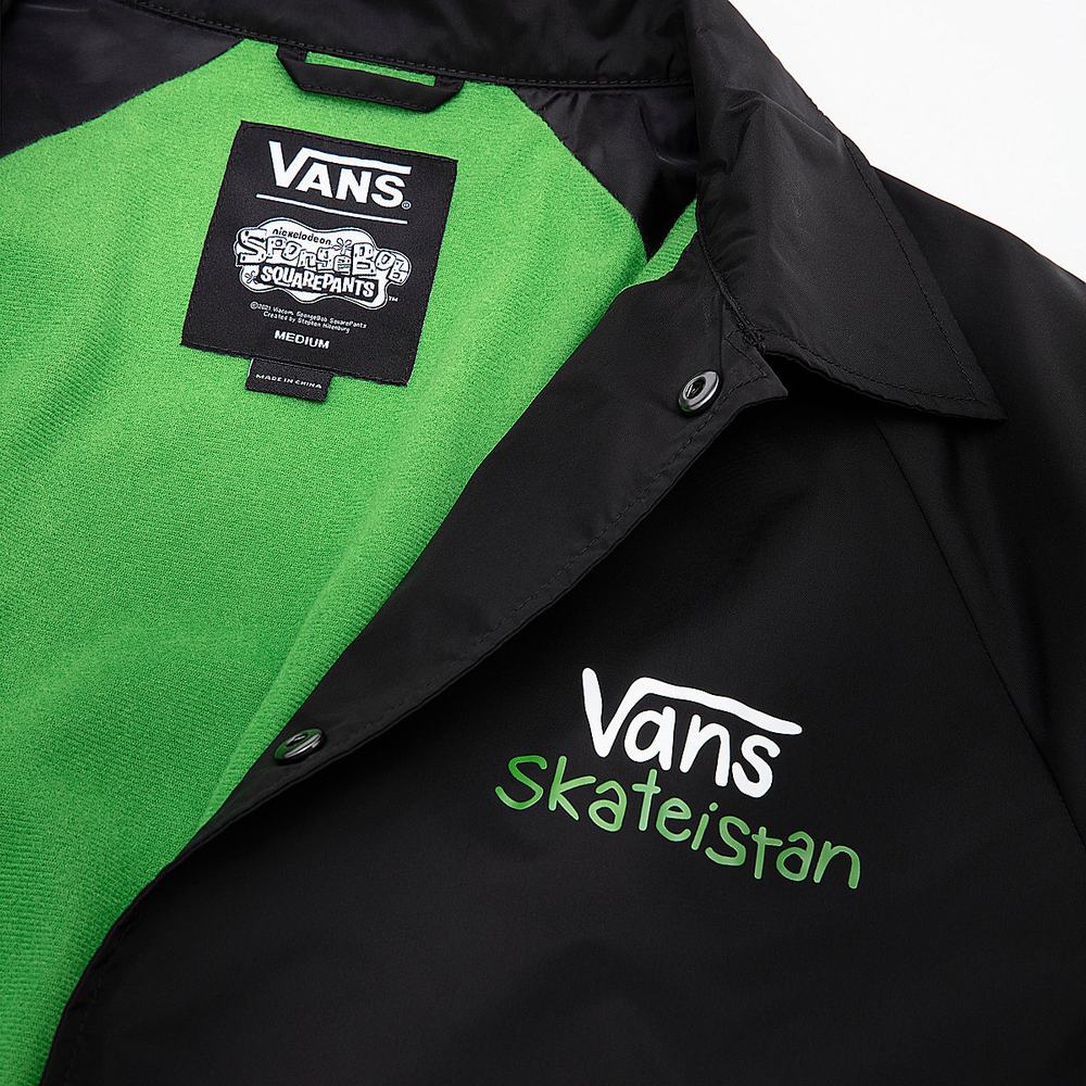 Men's Vans x Skateistan Torrey Jackets Black | USA09354