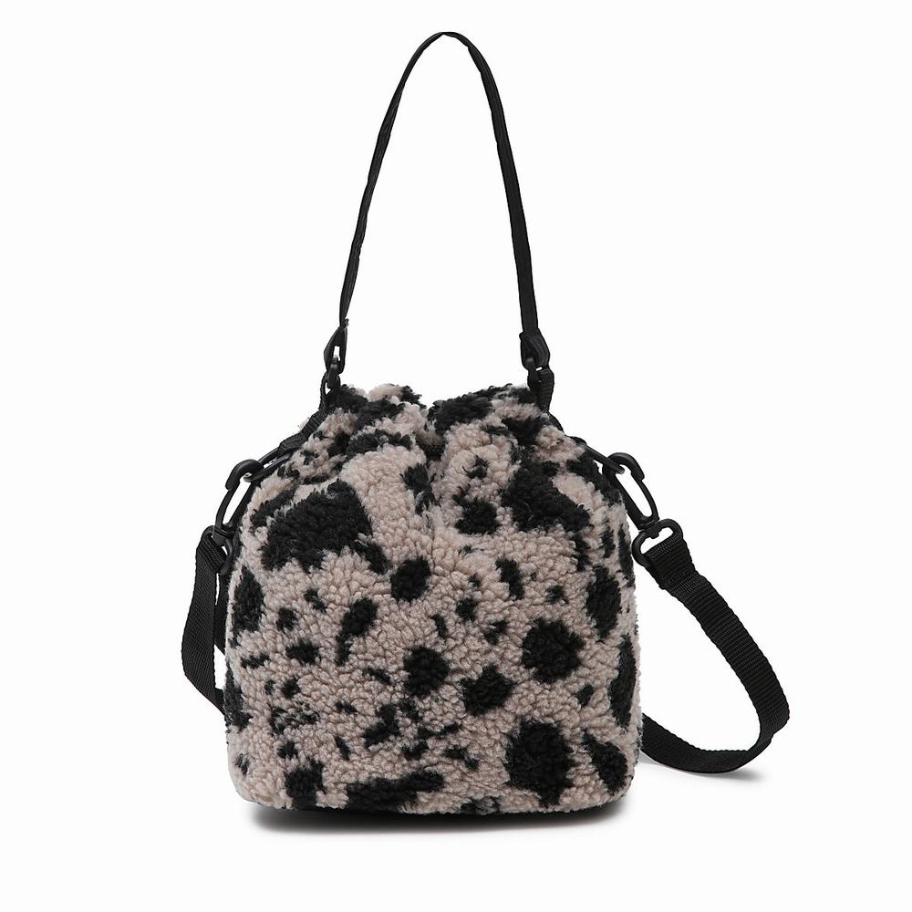 Women's Vans All Around Bucket Bags Black | USA42071