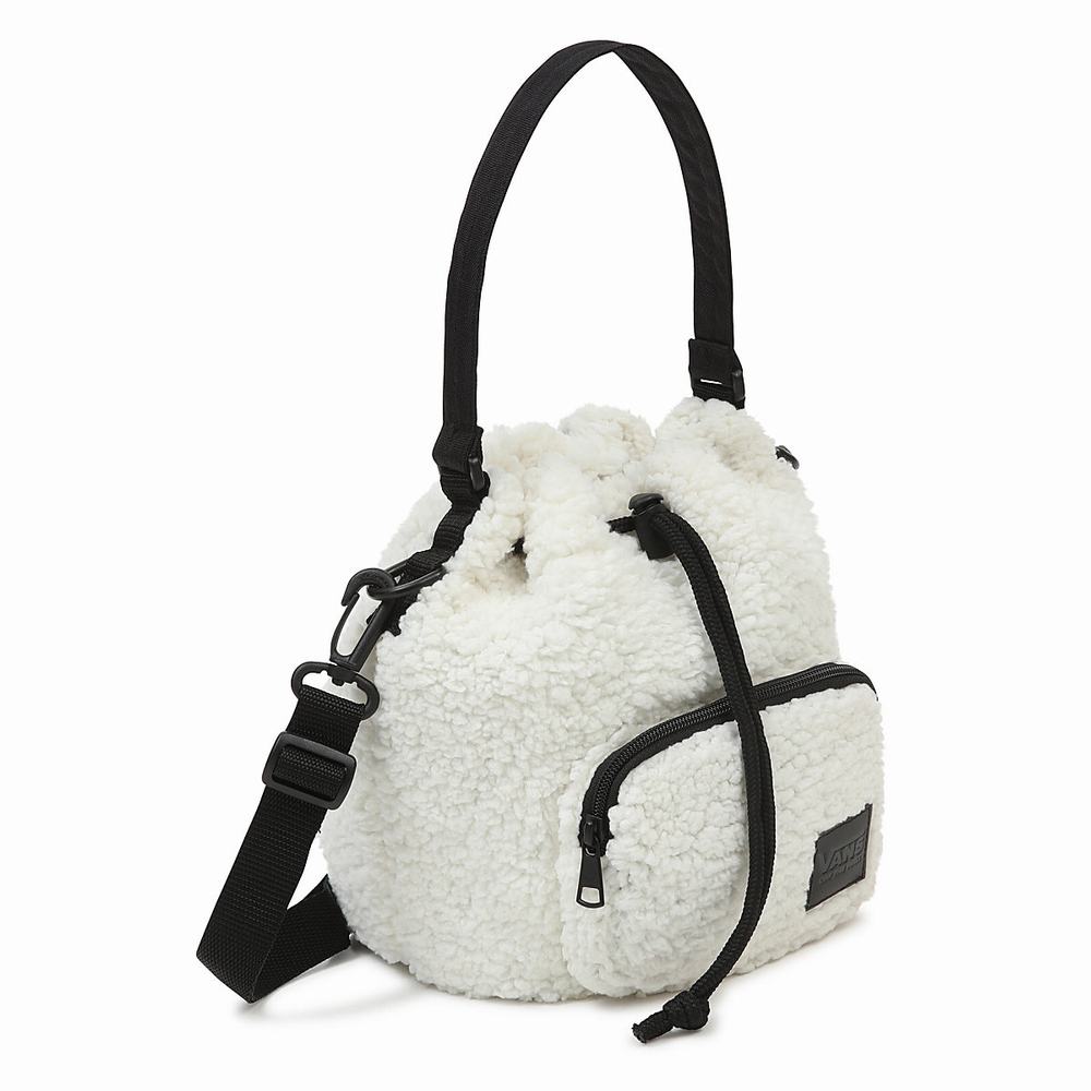 Women's Vans All Around Bucket Bags White | USA38247