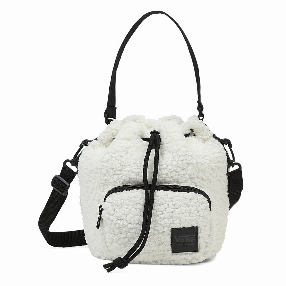 Women\'s Vans All Around Bucket Bags White | USA38247