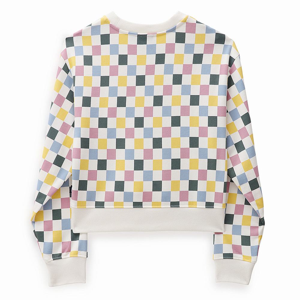 Women's Vans All Over Crew Sweatshirts Multicolor | USA28763