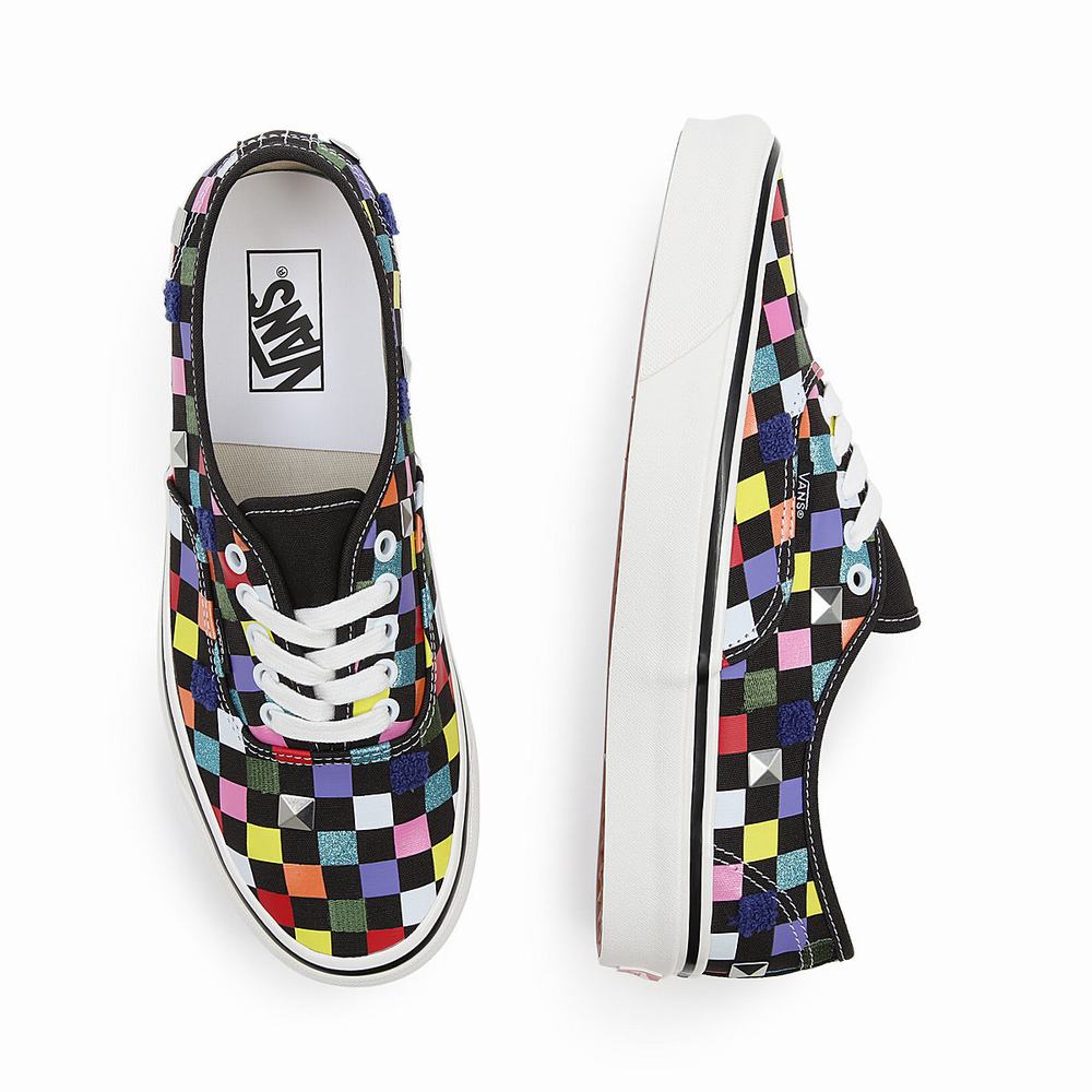 Women's Vans Anaheim Factory Authentic 44 DX Sneakers Black / Multicolor | USA03729