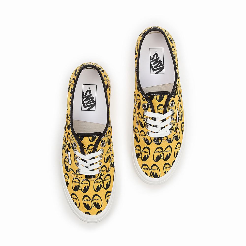 Women's Vans Anaheim Factory Authentic 44 DX Sneakers Yellow | USA12074