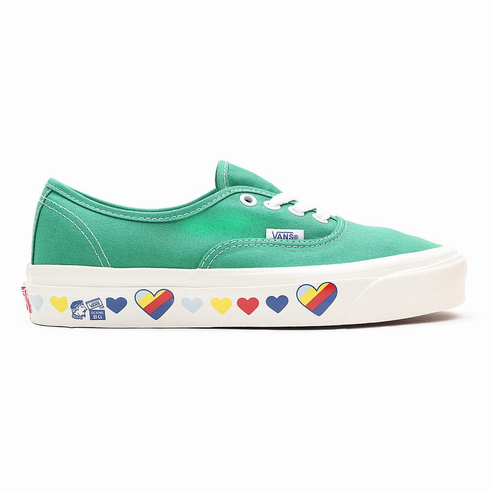 Women's Vans Anaheim Factory Authentic 44 DX Sneakers Green | USA69204