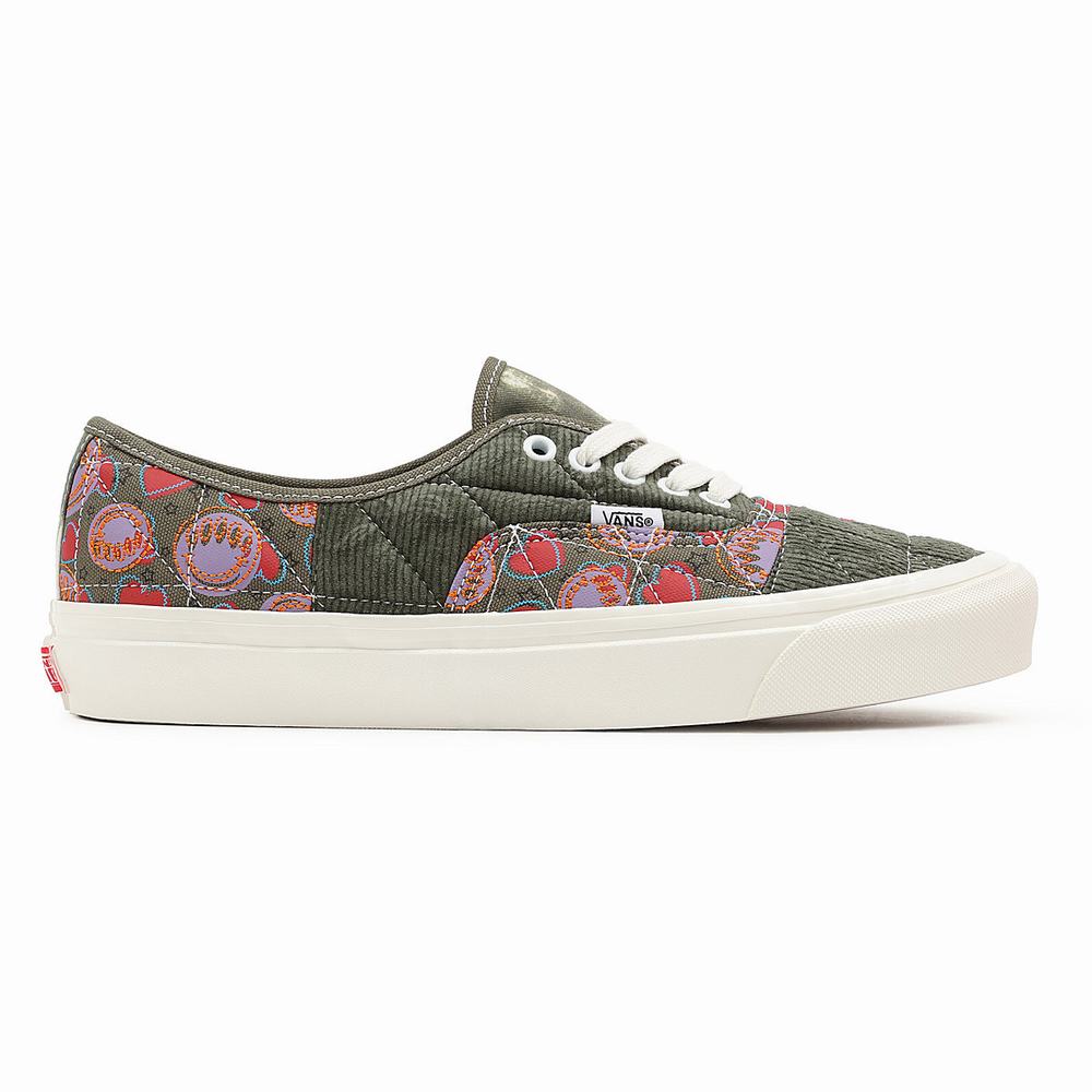 Women's Vans Anaheim Factory Authentic 44 DX Sneakers Green / Multicolor | USA72065