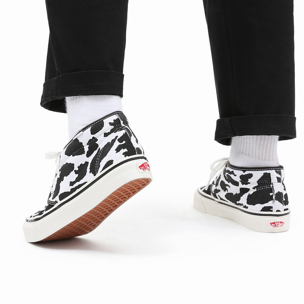 Women's Vans Anaheim Factory Chukka 49 DX Sneakers Black / White | USA68190