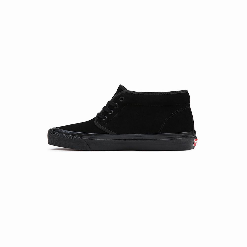 Women's Vans Anaheim Factory Chukka 49 DX Sneakers Black | USA70819