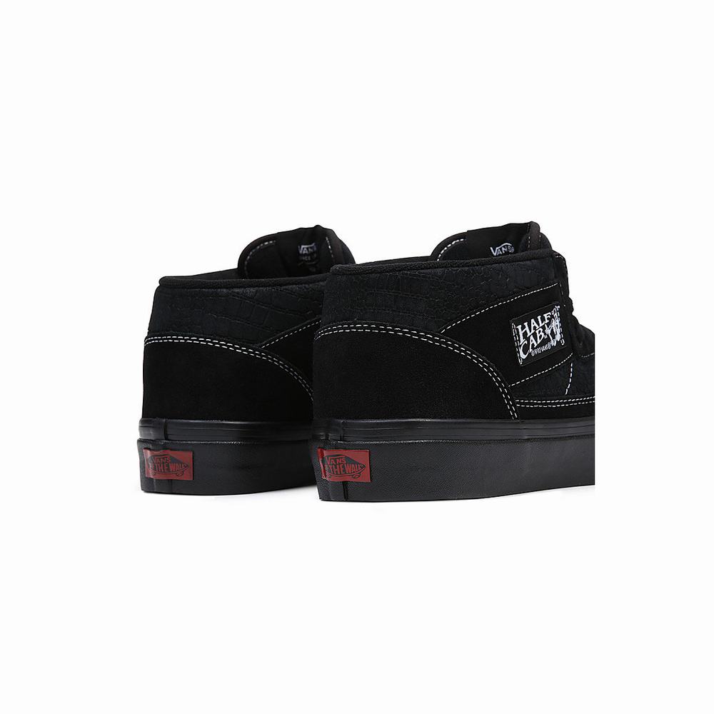 Women's Vans Anaheim Factory Half Cab 33 DX Sneakers Black | USA17485